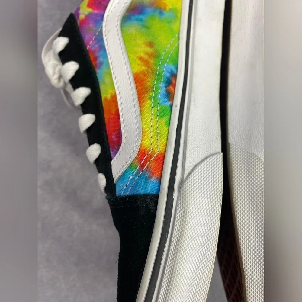 Vans Kids Old‎ Skool Rainbow Tie Dye Juniors Size 6